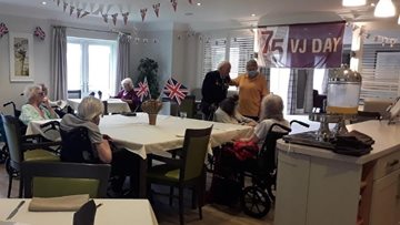 VJ Day celebrations at Newton Aycliffe care home